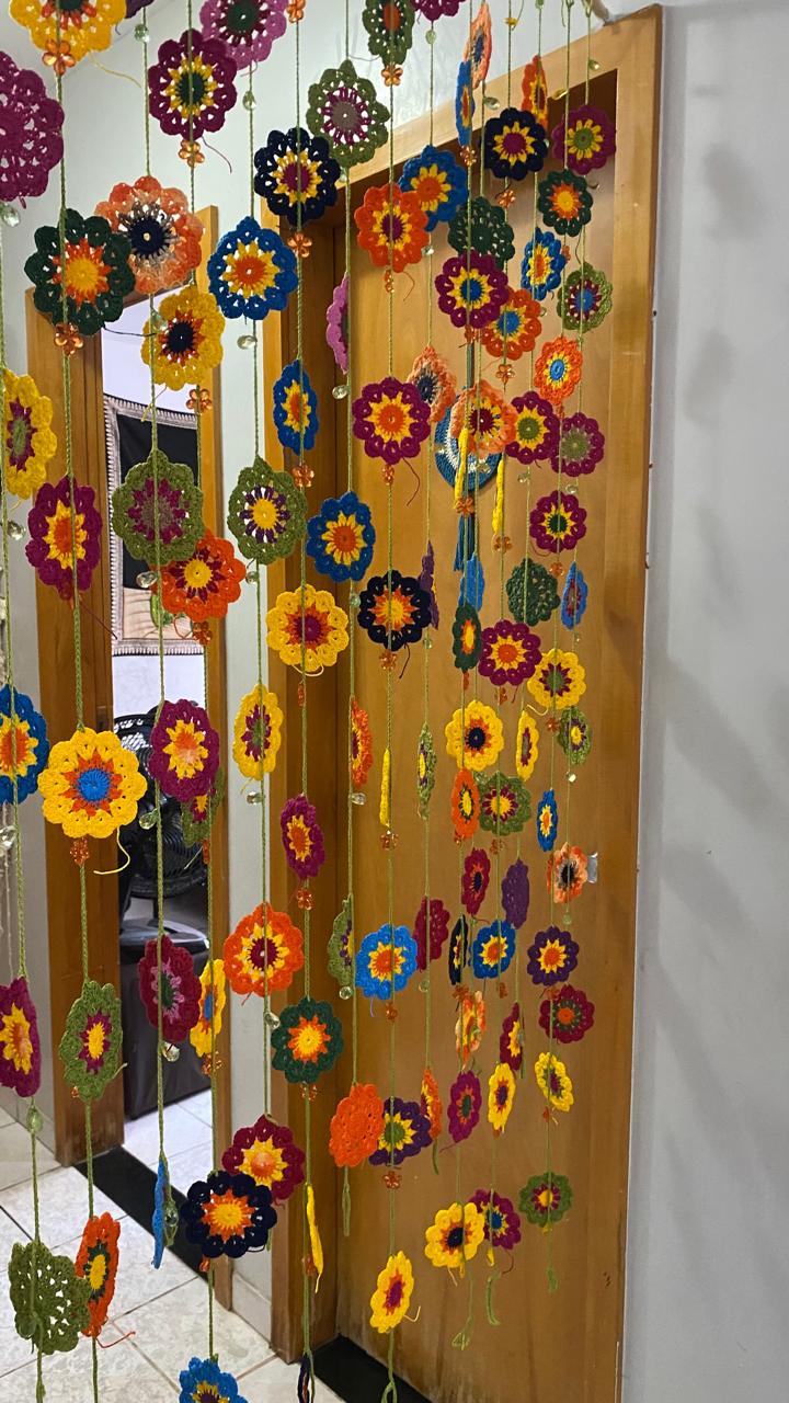 Cortina de Flores Completa